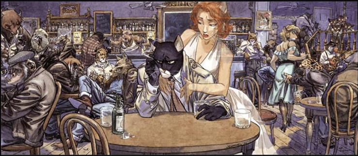 Tryptique Blacksad Folle image T1
