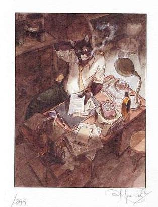 ex-libris Folle image Blacksad
