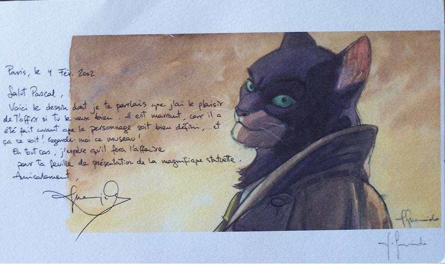 Certificat Fariboles Blacksad